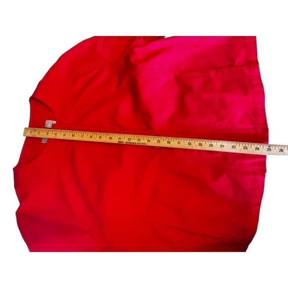Chicos red cape style jacket  size 0 = 4-6 - Picture 7 of 15